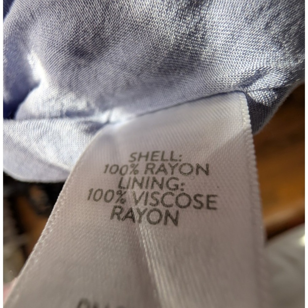 J. Jill Medium Lilac Knee Length Dress With Pink Floral, Cottagecore, Boho - Picture 6 of 7